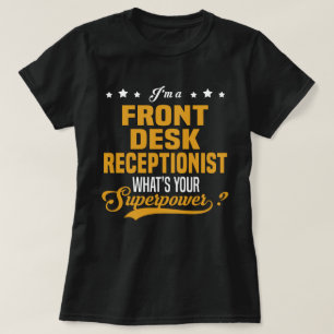 Camiseta Recepción de recepción