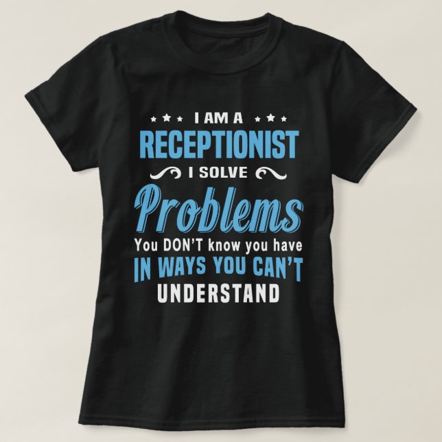 Camiseta Recepcionista (Diseño del anverso)