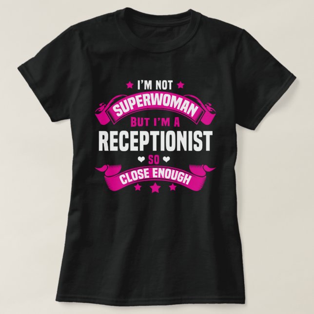 Camiseta Recepcionista (Diseño del anverso)