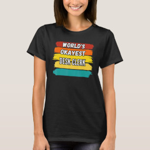 Camiseta Recepcionista del Mundo Recepcionista Más o Menos