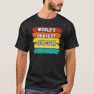 Camiseta Recepcionista del Mundo Recepcionista Más o Menos