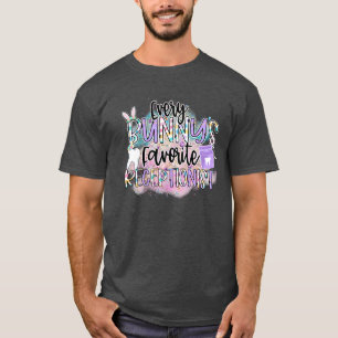 Camiseta Recepcionista dental favorito de cada conejo 