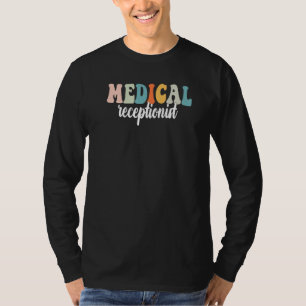Camiseta Recepcionista Médica Trabajadora de Clínica de Sal
