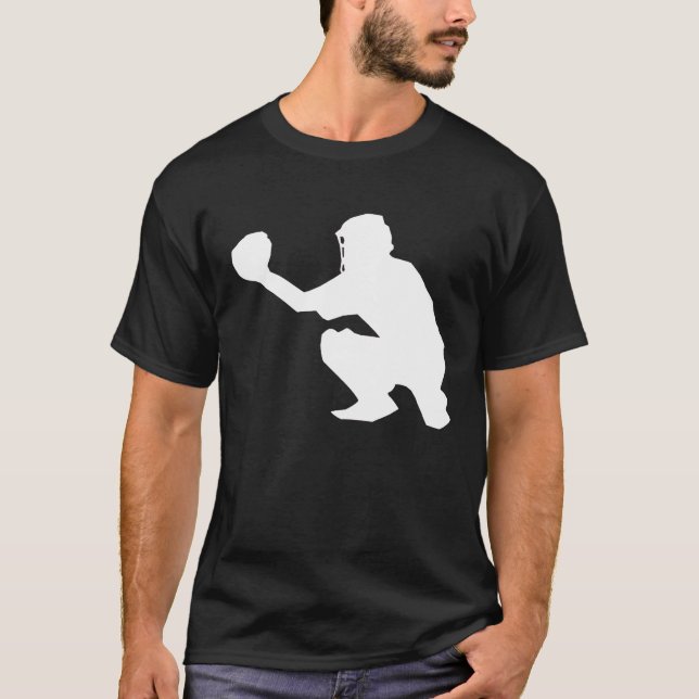 Camiseta Receptor de béisbol (Anverso)