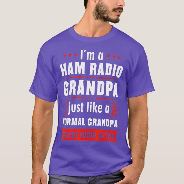Camiseta Receptor de Hobbista de Operador de Radio Mens Ham (Anverso)