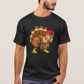 Camiseta Receptor de pavo de Acción de Gracias de béisbol S