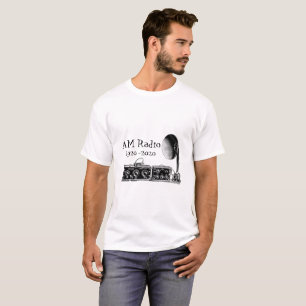 Camiseta Receptor de radio AM Vintage personalizable