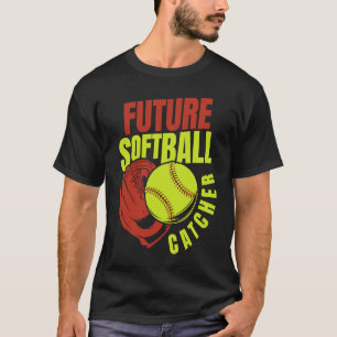 Camiseta Receptor de sóftbol bateador lanzador sóftbol