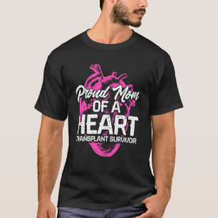 Camiseta Receptor de trasplante cardíaco Orgullosa Mamá Cir