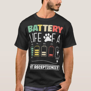 Camiseta Receptor de veterinaria veterinaria