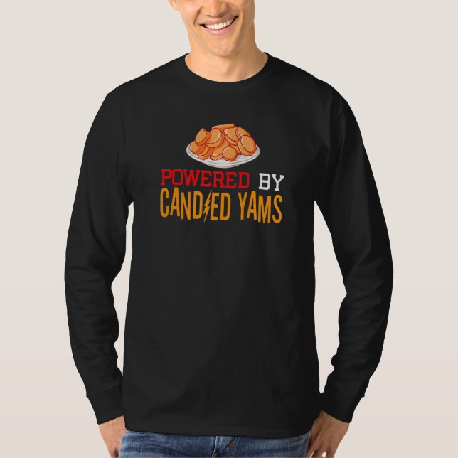 Camiseta Receta de batata dulce de yam canalizada Casserole (Anverso)