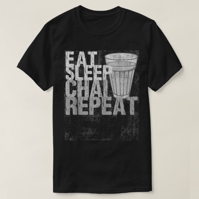 Camiseta Receta de bebida india para el desayuno 2 (Diseño del anverso)