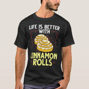 Camiseta Receta de bollos rollos de canela Gluten Keto libr