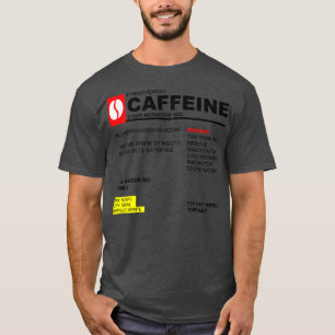 Camiseta Receta de cafeína