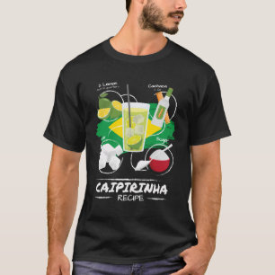 Camiseta Receta de Caipirinha I Brasilien Caipirinha Cockta