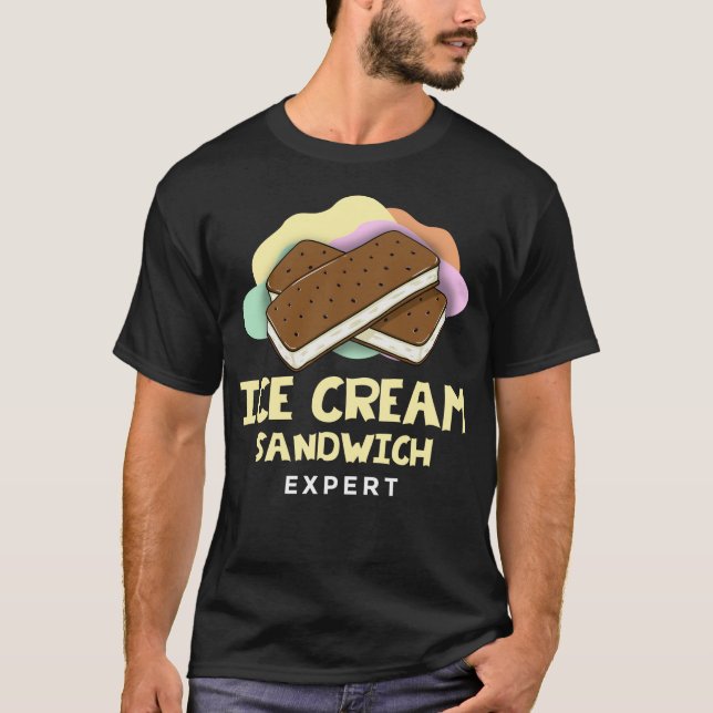 Camiseta Receta de galletas con crema de hielo (Anverso)