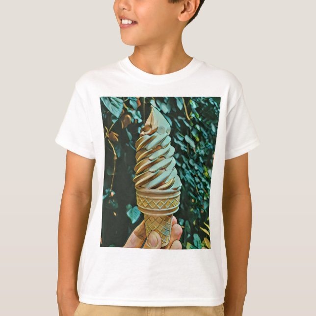 Camiseta Receta de helado (Anverso)
