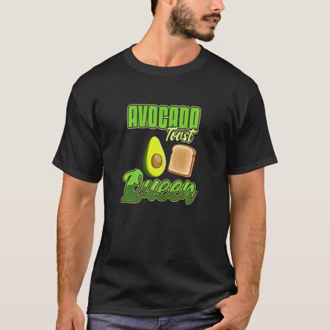 Camiseta Receta de la tostada de aguacate pan de temporada  (Anverso)