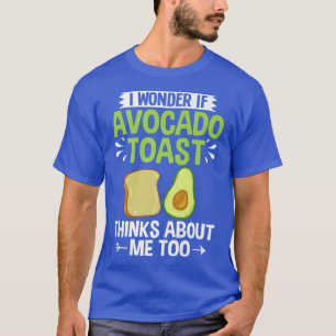 Camiseta Receta de la tostada de aguacate para pan de tempo