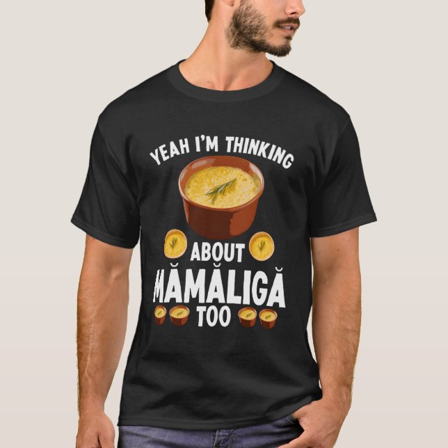 Camiseta Receta de Mamaliga Roiana Mamaliga Moldova Branza (Anverso)