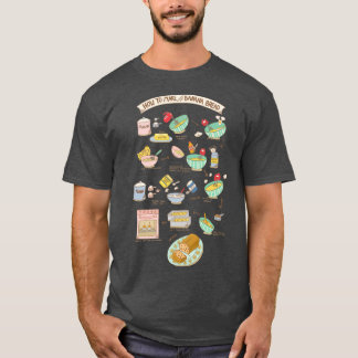 Camiseta Receta de pan bananero