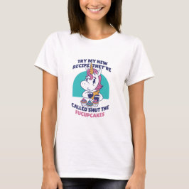 Camiseta Receta de pastel de unicornio