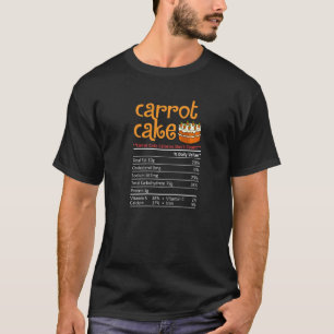 Camiseta Receta de pastel de zanahoria Cupcakes Tarta Libre