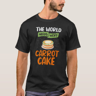 Camiseta Receta de pastel de zanahoria Cupcakes Tarta Sin g
