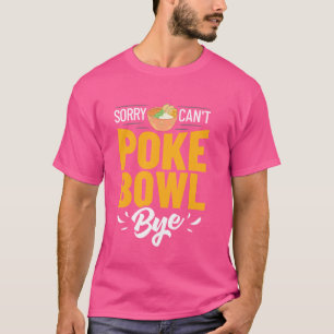 Camiseta Receta de pescado de Hawaii para el poke Bowl