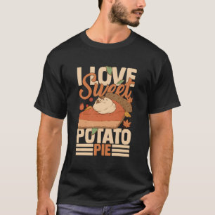 Camiseta Receta de pie de papa dulce Vegan relleno