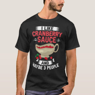 Camiseta Receta de Sauce de Cranberry Relish Canned Azúcar 