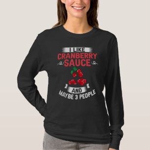 Camiseta Receta de Sauce de Cranberry Relish Canned Azúcar