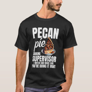Camiseta Receta de Tarta de Pacana Hornear Pandilla de Pana