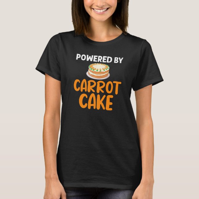 Camiseta Receta de tarta de zanahoria pasteles de cerdo Glu (Anverso)