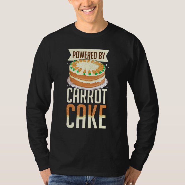 Camiseta Receta de tarta de zanahoria pasteles de cerdo Glu (Anverso)