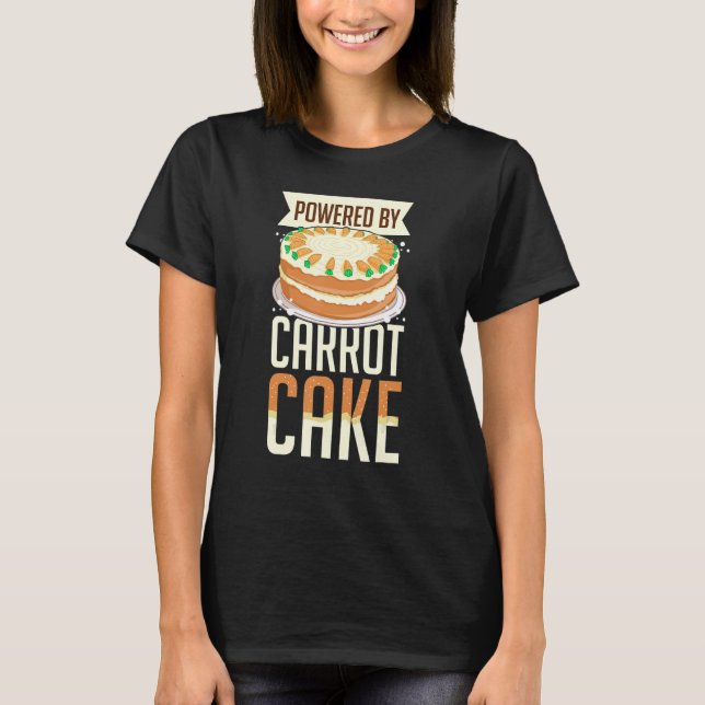 Camiseta Receta de tarta de zanahoria pasteles de cerdo Glu (Anverso)
