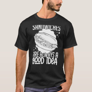 Camiseta Receta de tostadora para el almuerzo de pan de sán