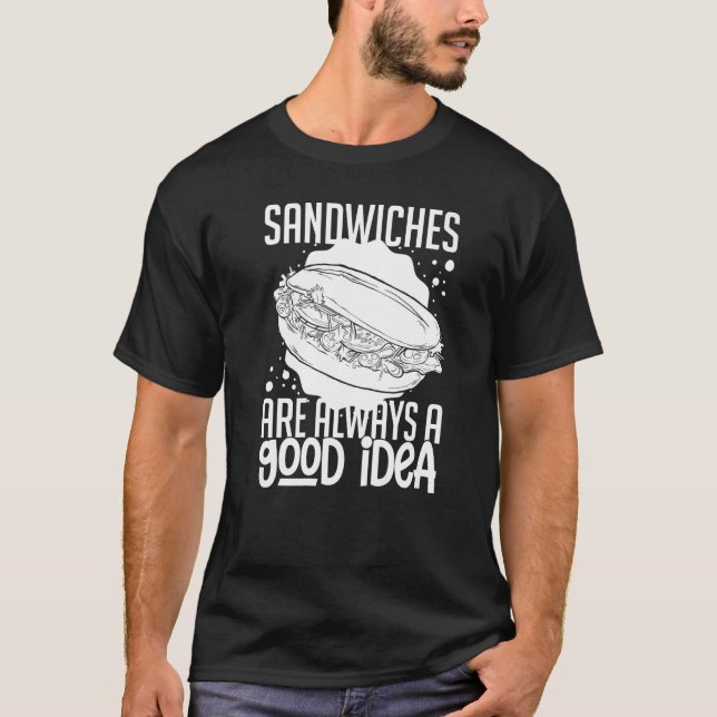 Camiseta Receta de tostadora para el almuerzo de pan de sán (Anverso)