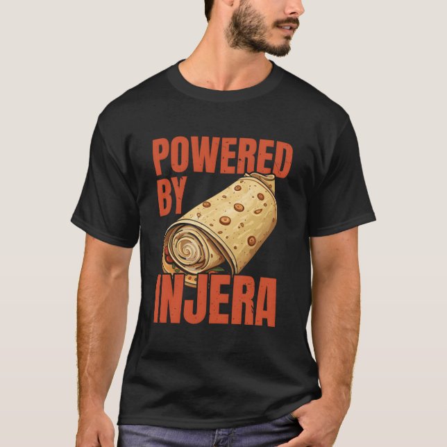 Camiseta Receta Injera Bread Ethiopian Food Pancake Injera (Anverso)