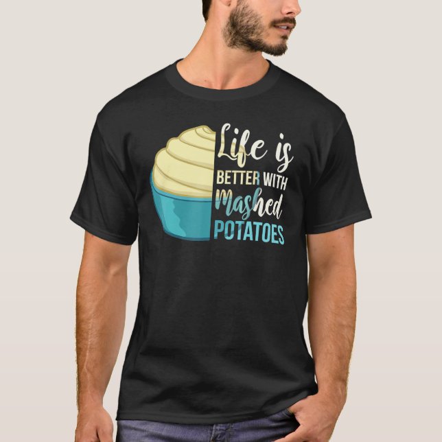 Camiseta Receta machacada de papa para ajo malogrado (Anverso)