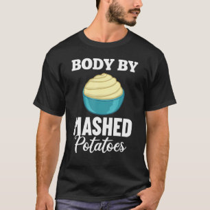 Camiseta Receta machacada de patata de ajo huele a papas ve