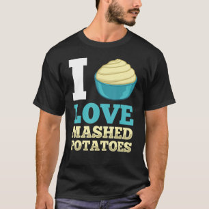 Camiseta Receta machacada de patata de ajo huele a papas ve
