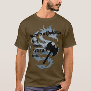 Camiseta Receta para una barbarie