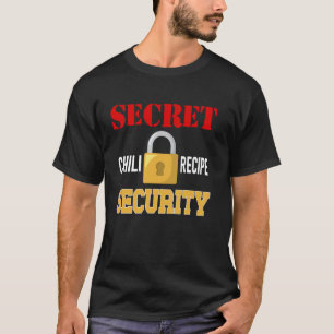 Camiseta Receta Secreta de Chili Cerradura de Seguridad Div