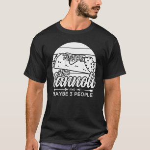 Camiseta Recetas de pastelería italiana cannoli pastelería 