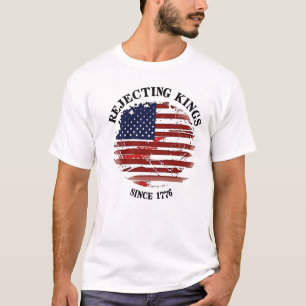 Camiseta Rechazando el diseño de la bandera estadounidense
