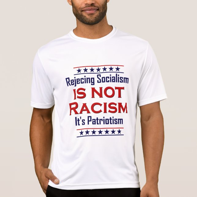 Camiseta Rechazando socialismo, (Anverso)
