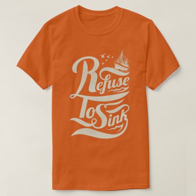 Camiseta Rechazar a Sink (Diseño del anverso)