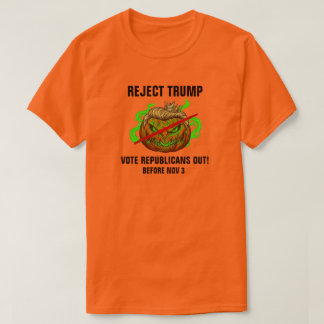 CAMISETA RECHAZAR A TRUMP; EL CONGRESO APESTA; VOTA A LOS R