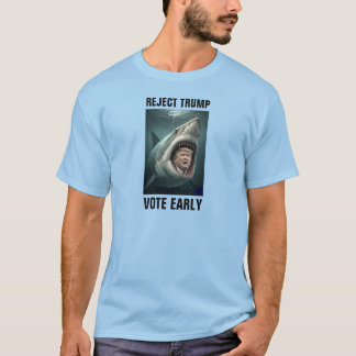 CAMISETA RECHAZAR A TRUMP, VOTAR TEMPRANO